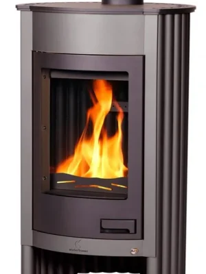 HS FLAMINGO MASTERFLAMME MEDIE I krbová kamna 12kW, šedá Actieprijs