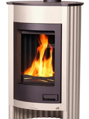 Ihned K Objednání HS FLAMINGO MASTERFLAMME MEDIE I krbová kamna 12kW, krémová