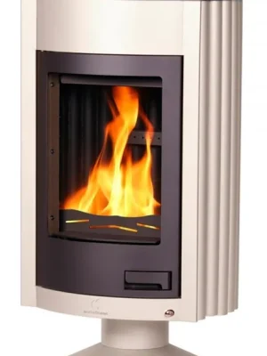 Seizoensaanbieding HS FLAMINGO MASTERFLAMME MEDIE II krbová kamna 12kW, krémová