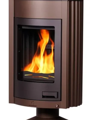 HS FLAMINGO MASTERFLAMME MEDIE II krbová kamna 12kW, sametově hnědá Aanbieding