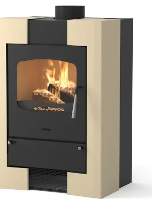 Gratis Retour HS FLAMINGO ESPO I krbová kamna 9kW, krémová