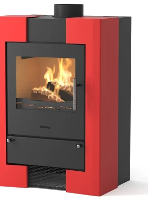 Must-Have HS FLAMINGO ESPO II krbová kamna 9kW, červená
