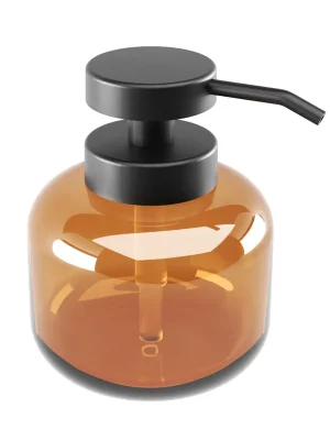 Kup Teď NIMCO ABU dávkovač tekutého mýdla 400 ml, sklo, hnědá/matná černá