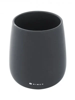 Oblíbený NIMCO TABO pohárek na kartáčky, keramika, černá