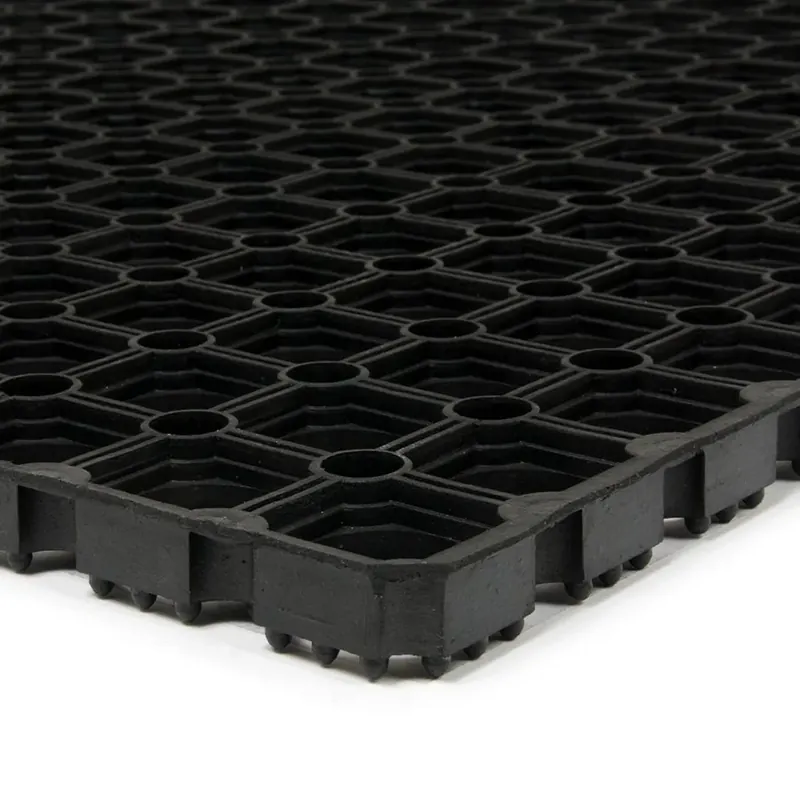 Koop Vandaag Gumová venkovní vstupní rohož FLOMA HoneyComb - délka 60 cm, šířka 80 cm, výška 2,2 cm