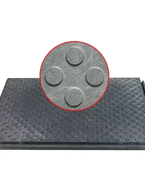 Beperkt Aanbod Plastová zátěžová podlahová deska FLOMA RePVC T602 - délka 120 cm, šířka 80 cm, výška 4,3 cm