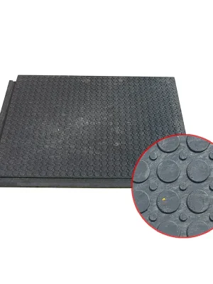 Uitverkoop Plastová plná zesílená interierová podlahová deska FLOMA RePVC T609Z - délka 80 cm, šířka 60 cm, výška 2,2 cm