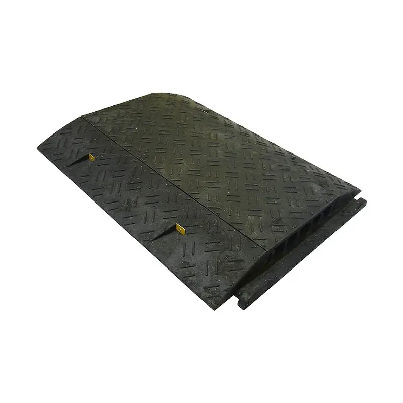 Černý plastový kabelový most (4x35x35, 1x35x40) FLOMA CPR27 - délka 80 cm, šířka 60 cm, výška 6 cm Lage Prijs