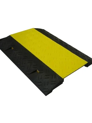 Černo-žlutý plastový kabelový most (4x35x35, 1x35x40) FLOMA CPR27 - délka 80 cm, šířka 60 cm, výška 6 cm Fabrieksprijs