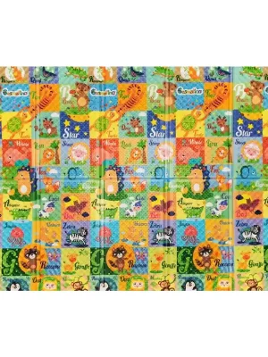 Koop Online Pěnová skládací dětská hrací podložka Casmatino Pexeso - délka 200 cm, šířka 140 cm, výška 1 cm