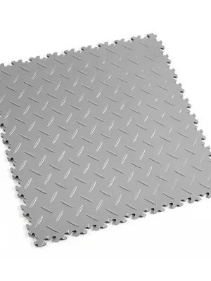 Snelle Levering Šedá plastová (PVC) zátěžová dlažba Fortelock Industry (diamant) - délka 51 cm, šířka 51 cm, výška 0,7 cm