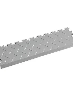 Snelle Levering Šedý plastový (PVC) nájezd Fortelock Industry (diamant) - délka 51 cm, šířka 14 cm, výška 0,7 cm