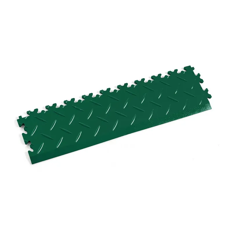 Gecertificeerd Zelený plastový (PVC) nájezd Fortelock Industry (diamant) - délka 51 cm, šířka 14 cm, výška 0,7 cm