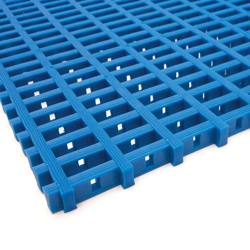 Beste Prijs Modrá univerzální protiskluzová olejivzdorná rohož (mřížka 22 x 10 mm) (role) - délka 500 cm, šířka 120 cm, výška 1,2 cm