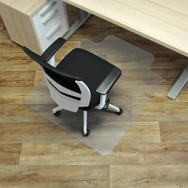 Ochranná podložka pod židli a na tvrdé podlahy FLOMA OCMat Profi - délka 120 cm, šířka 100 cm, výška 0,15 cm Laatste Versie