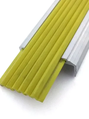 Dagaanbieding Žlutá gumová podlahová protiskluzová páska (metráž) do schodových lišt a hran Antislip FLOMA - šířka 4 cm, výška 0,5 cm