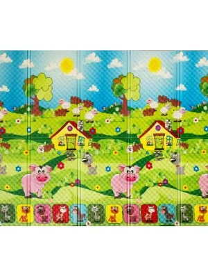 Pěnová skládací dětská hrací podložka Casmatino Piggy - délka 200 cm, šířka 140 cm, výška 1 cm Aanbieding