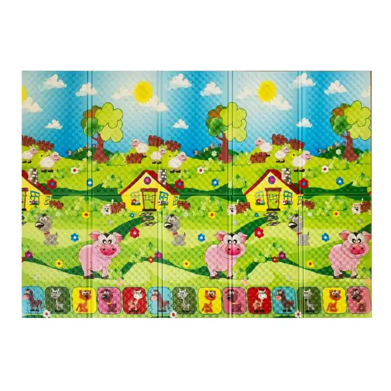 Pěnová skládací dětská hrací podložka Casmatino Piggy - délka 200 cm, šířka 140 cm, výška 1 cm Aanbieding