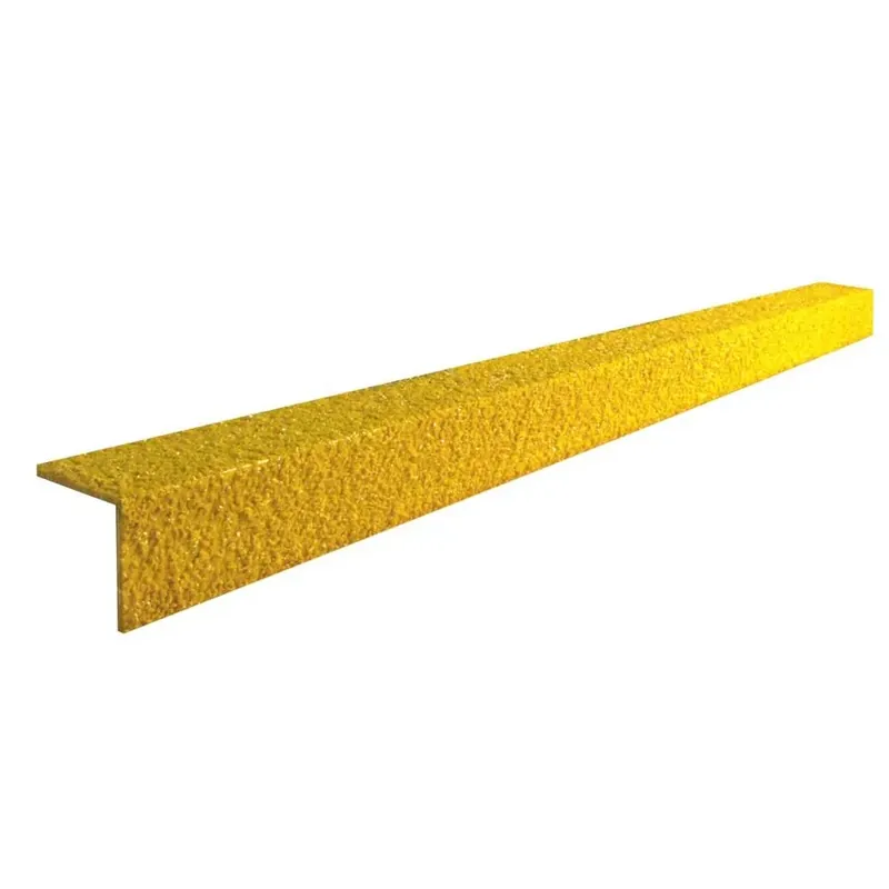 Korting Žlutá karborundová schodová hrana - délka 100 cm, šířka 5,5 cm, výška 5,5 cm, tloušťka 0,5 cm