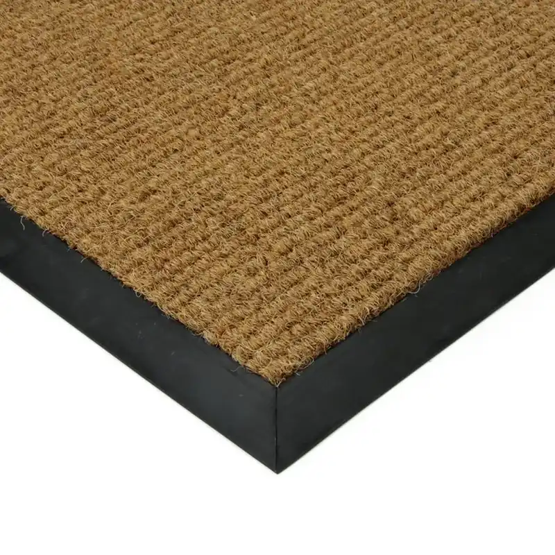 Beste Prijs Béžová textilní zátěžová vstupní rohož FLOMA Catrine - délka 90 cm, šířka 140 cm, výška 1,35 cm