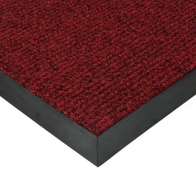 Alleen Vandaag Červená textilní zátěžová vstupní rohož FLOMA Catrine - délka 300 cm, šířka 200 cm, výška 1,35 cm