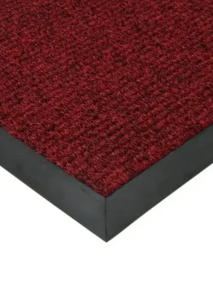 Aanbieding Červená textilní zátěžová vstupní rohož FLOMA Catrine - délka 400 cm, šířka 200 cm, výška 1,35 cm