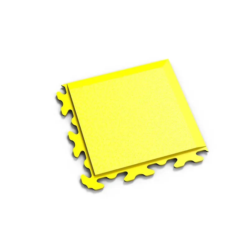 Voordeelprijs Žlutý plastový (PVC) rohový nájezd "typ B" Fortelock Invisible (hadí kůže) - délka 14,5 cm, šířka 14,5 cm, výška 0,67 cm