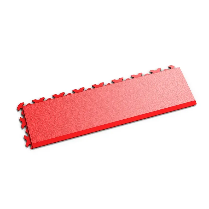 Premium Červený plastový (PVC) nájezd "typ D" Fortelock Invisible (hadí kůže) - délka 45,3 cm, šířka 14,5 cm, výška 0,67 cm