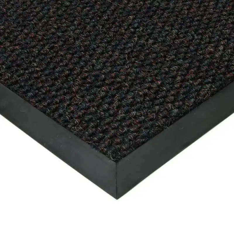 Rechtstreeks Van De Fabrikant Černá textilní zátěžová vstupní rohož FLOMA Fiona - délka 200 cm, šířka 100 cm, výška 1,1 cm