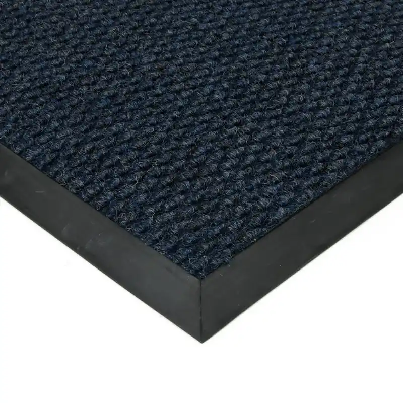 Snelle Levering Modrá textilní zátěžová vstupní rohož FLOMA Fiona - délka 50 cm, šířka 80 cm, výška 1,1 cm