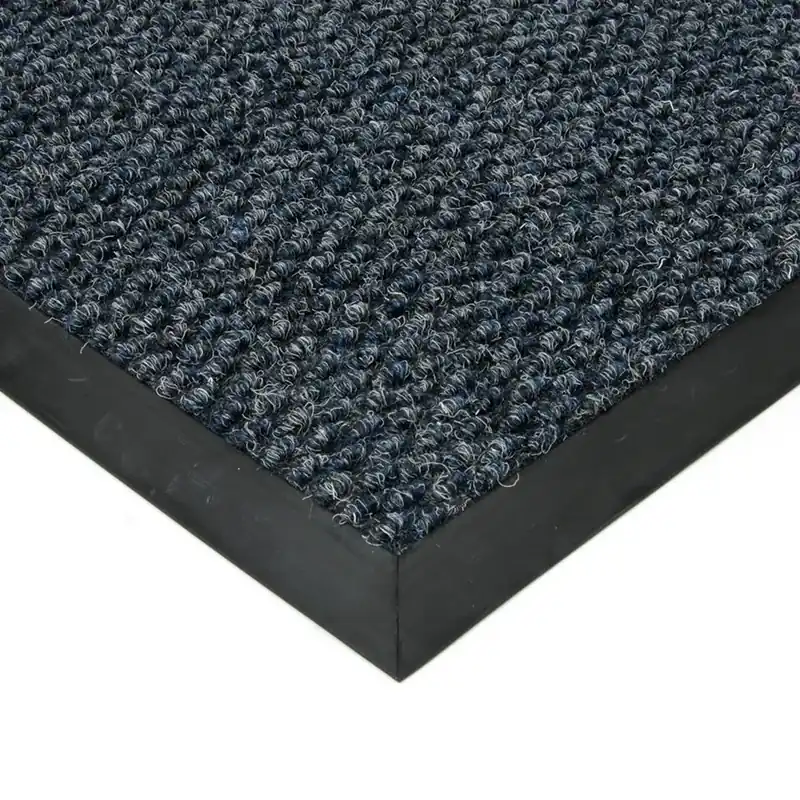 Modrá textilní zátěžová vstupní rohož FLOMA Fiona - délka 300 cm, šířka 200 cm, výška 1,1 cm Veilige Betaling