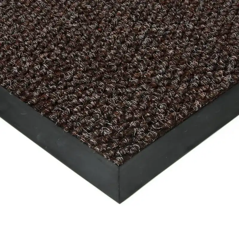 Hnědá textilní zátěžová vstupní rohož FLOMA Fiona - délka 60 cm, šířka 90 cm, výška 1,1 cm Beste Prijs