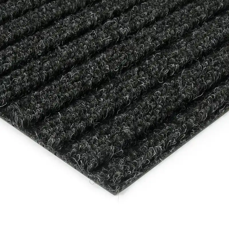 Černá kobercová čisticí zóna FLOMA Shakira - délka 50 cm, šířka 100 cm, výška 1,6 cm Uitverkoop