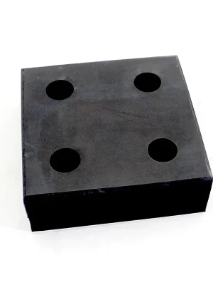 Lage Prijs Gumový doraz na rampu FLOMA - délka 25 cm, šířka 25 cm, tloušťka 8 cm