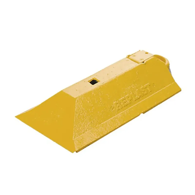 Finale Uitverkoop Žlutý plastový koncový díl "samice" pro vodicí prahy CZ 3 - délka 49 cm, délka 24,8 cm, výška 9 cm