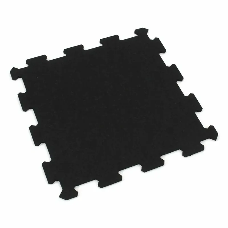 Exclusieve Aanbieding Černá gumová podlahová deska (puzzle - střed) FLOMA FitFlo SF1050 - délka 47,8 cm, šířka 47,8 cm, výška 1 cm
