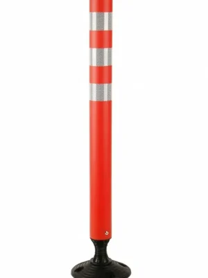 Voordeelprijs Oranžový plastový samonarovnávací reflexní sloupek - průměr 7 cm, výška 105 cm