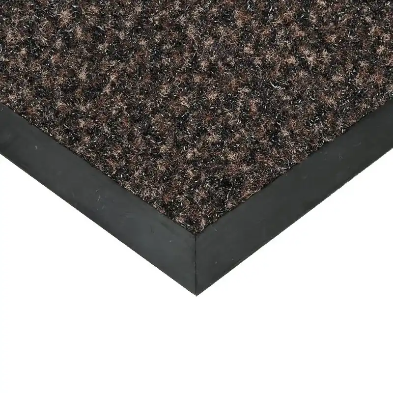 Hnědá textilní vstupní rohož FLOMA Valeria (Bfl-S1) - délka 70 cm, šířka 100 cm, výška 0,9 cm Shop Nu