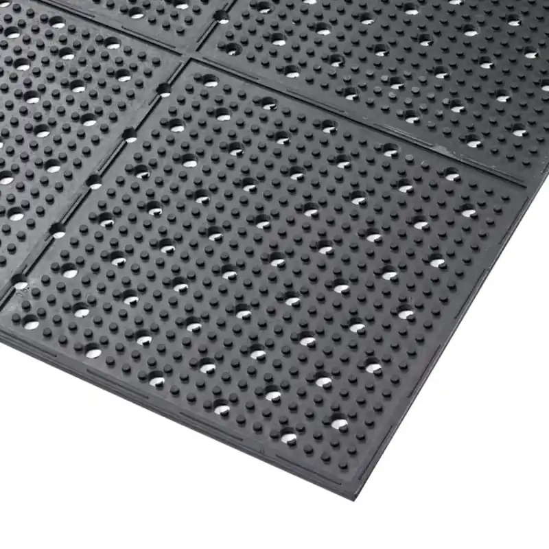 Laatste Versie Černá gumová protiskluzová oboustranná rohož Multi Mat II - délka 122 cm, šířka 975 cm, výška 0,95 cm