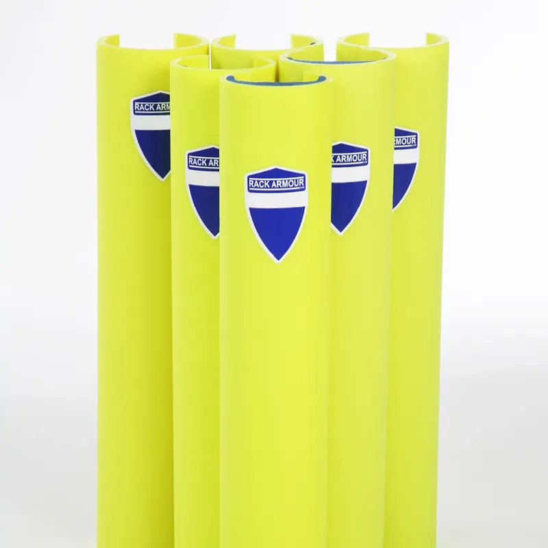 Žlutá plastová ochrana regálů pro stojiny regálů 101-110 mm Rack Armour sz-L - výška 60 cm Bestseller