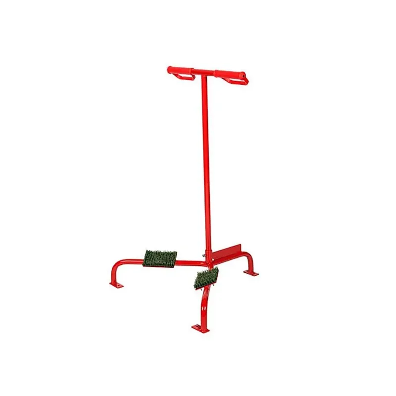 Červený čistič bot a podrážek obuvi - šířka 63 cm, výška 103 cm Dagaanbieding