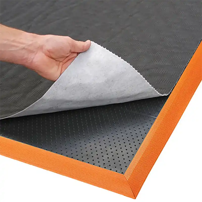 Lage Prijs Černo-oranžová protiúnavová sorpční rohož Sorb Stance - délka 468 cm, šířka 91 cm, výška 2,1 cm