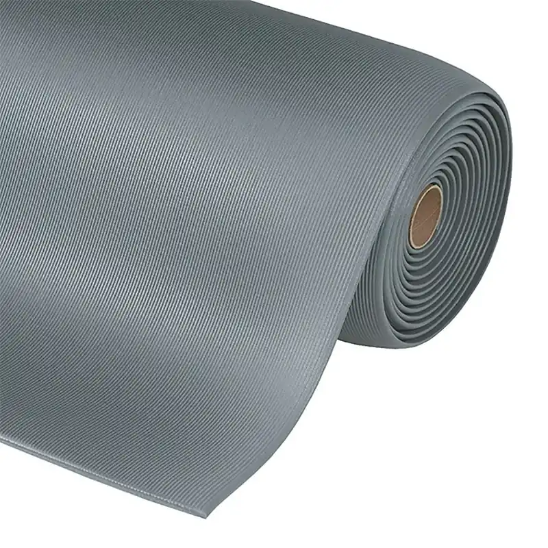 Must-Have Šedá protiúnavová rohož (metráž) Gripper Sof-Tred - délka 1 cm, šířka 122 cm, výška 1,27 cm