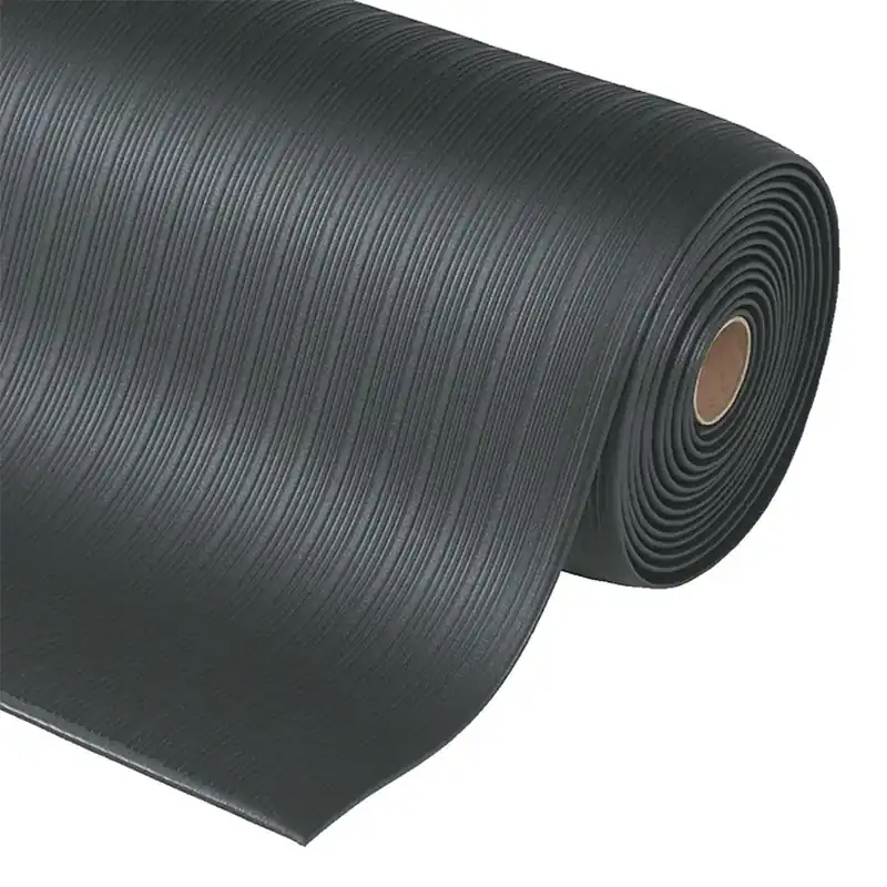 Premium Černá protiúnavová rohož (metráž) Airug Plus - délka 1 cm, šířka 122 cm, výška 0,94 cm