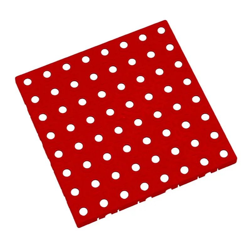Červená plastová (PE) dlažba AvaTile AT-STD - délka 25 cm, šířka 25 cm, výška 1,6 cm Fabrieksprijs