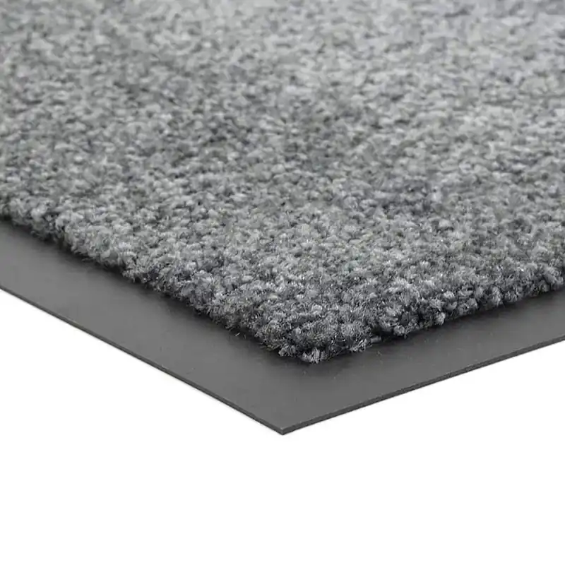 Beperkte Voorraad Šedá pratelná vstupní rohož FLOMA TW33 - délka 40 cm, šířka 60 cm, výška 0,8 cm