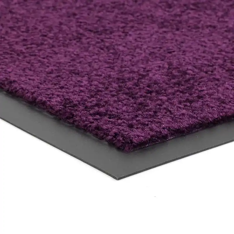 Fialová pratelná vstupní rohož FLOMA TW33 - délka 40 cm, šířka 60 cm, výška 0,8 cm Actieprijs