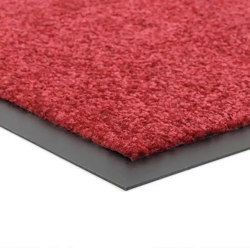 Express Levering Červená pratelná vstupní rohož FLOMA TW33 - délka 40 cm, šířka 60 cm, výška 0,8 cm