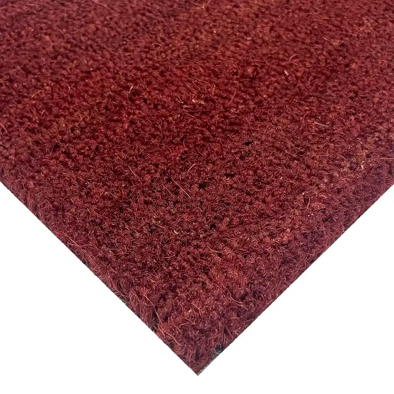 Červená kokosová vstupní rohož (metráž) FLOMA Rucco - délka 1 cm, šířka 100 cm, výška 1,7 cm Koopje