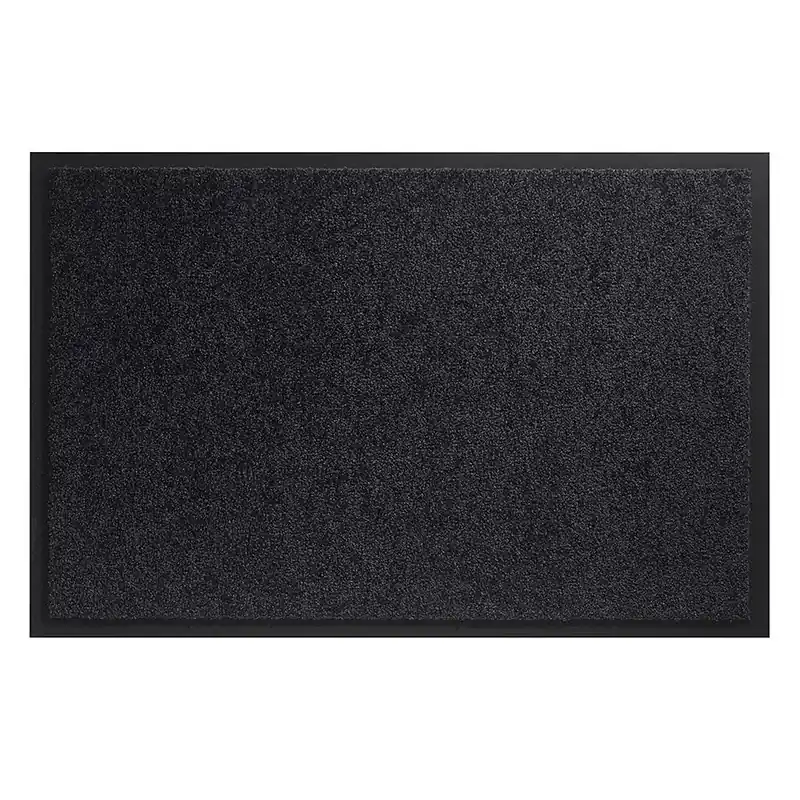Shop Nu Černá pratelná vstupní rohož FLOMA TW33 - délka 60 cm, šířka 180 cm, výška 0,8 cm